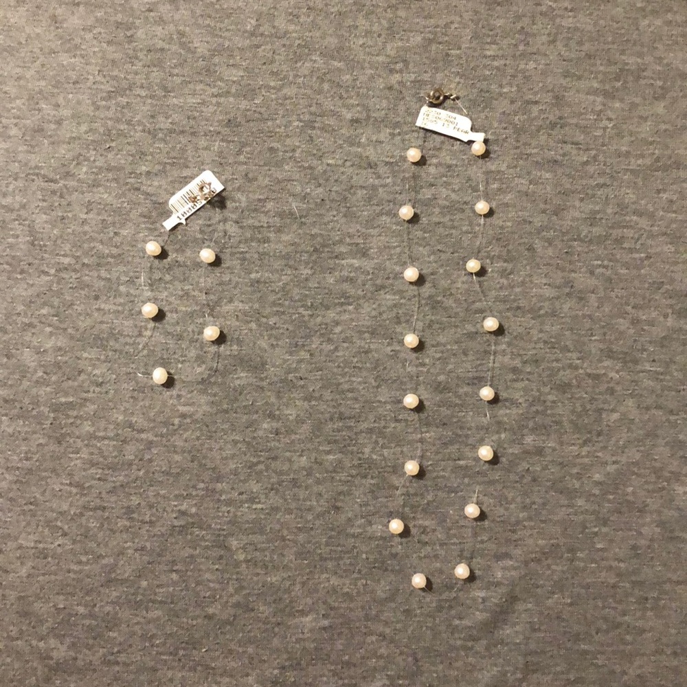 Pearl Necklace & Bracelet